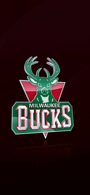 Koyu kırmızı Milwaukee Bucks duvar kağıdı — iPhone 15 Pro Max Duvar Kağıdı