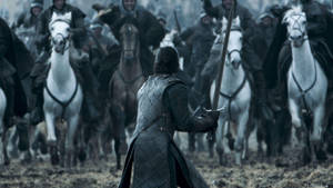 Jon Snow Lannisterlarla Savaşıyor Game Of Thrones