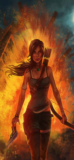 Iphone Xs Max Rise Of The Tomb Raider Arka Planı — iPhone X Duvar Kağıdı
