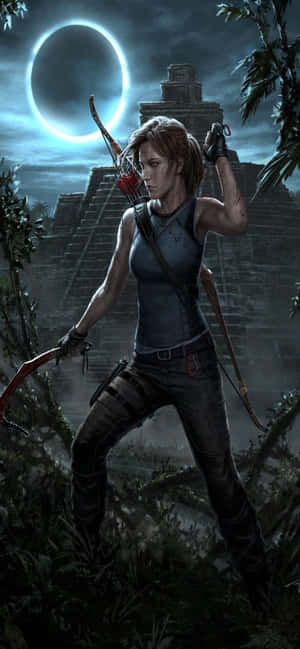 Iphone Xs Max Rise Of The Tomb Raider Arkaplan — iPhone 12 Duvar Kağıdı