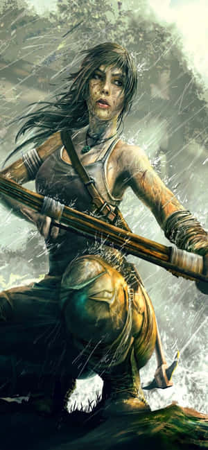 Iphone Xs Max Rise Of The Tomb Raider Arka Planı — Galaxy A56 Duvar Kağıdı