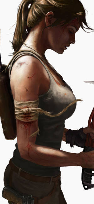 Lara Croft iPhone — Galaksi A Duvar Kağıdı