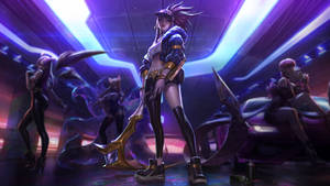 League of Legends Kahramanı Akali, 4K Oyun Akıllı Telefon Ekranında