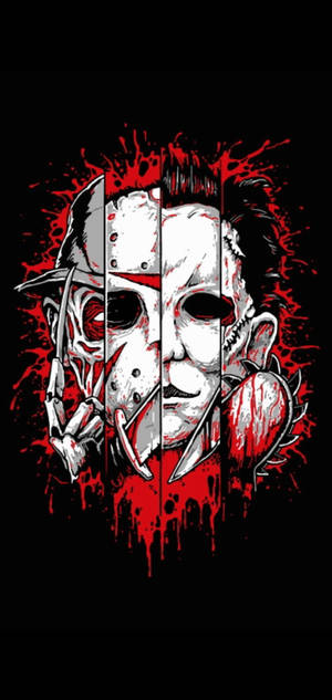 Leatherface Michael Jason Freddy duvar kağıdı. — iPhone 17 Pro Duvar Kağıdı