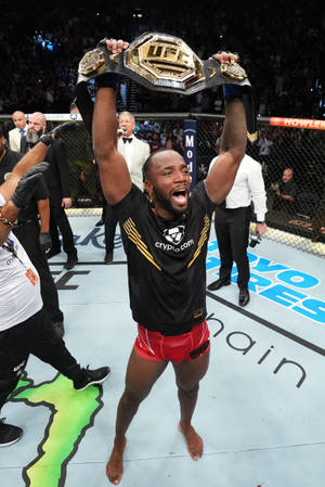 Leon Edwards Zaferi — Havalı GIF Duvar Kağıdı