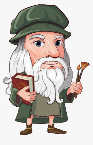 Leonardo Da Vinci Grafik Sanatı duvar kağıdı — Lenovo Legion Y700 AI Duvar Kağıdı