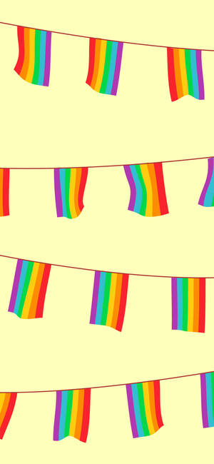 LGBT Onur Fiesta Bayrağı duvar kağıdı — iPhone 13 Mini Duvar Kağıdı