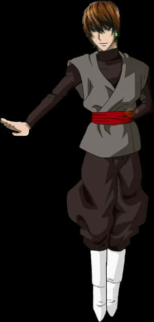 Light Yagami Anime Karakteri Pozu