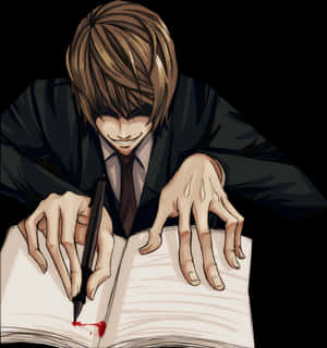 Light Yagami Ölüm Defteri'ne Yazıyor