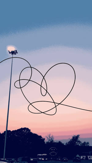 Love Yourself Logosu BTS Estetiği — Aşk estetik GIF Duvar Kağıdı