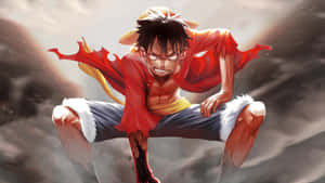 Luffy adalet için savaşıyor ve Korsan Kral oluyor — Luffy Duvar Kağıdı