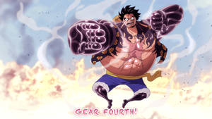 Luffy Gear 4 Alevli Ateş duvar kağıdı — Luffy gear 4 Duvar Kağıdı