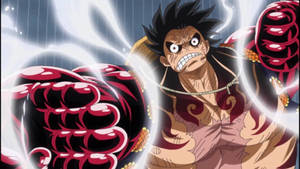 Luffy Gear 4 Çarpık Yüz duvar kağıdı — Luffy gear 4 Duvar Kağıdı