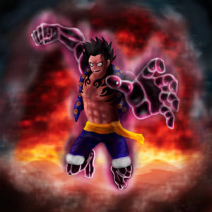 Luffy Gear 4 Çılgın Bakış duvar kağıdı — Luffy gear 4 Duvar Kağıdı