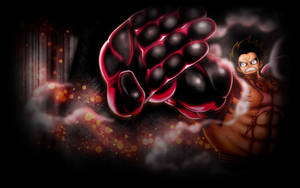 Luffy Gear 4 Savaş Formu duvar kağıdı — Luffy gear 4 Duvar Kağıdı