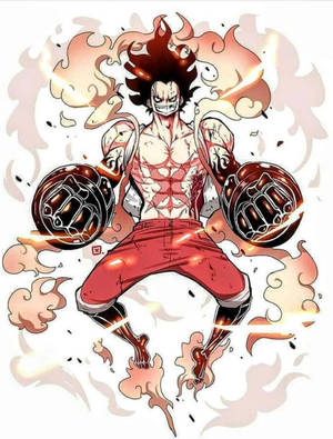 Luffy Gear 4 Sırıtıyor duvar kağıdı — Luffy gear 4 Duvar Kağıdı