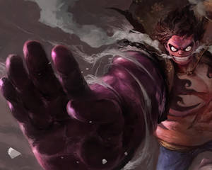 Luffy Gear 4 Ürkütücü Gülümseme duvar kağıdı — Luffy gear 4 Duvar Kağıdı