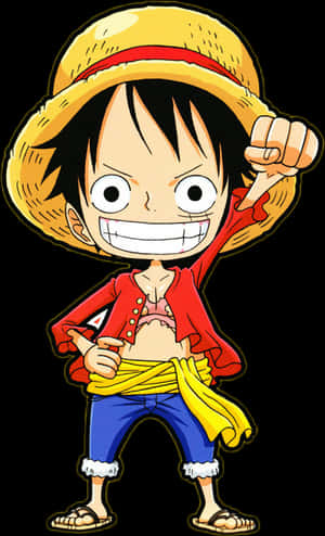 İndir Chibi Luffy - Luffy One Piece Chibi, HD PNG İndir