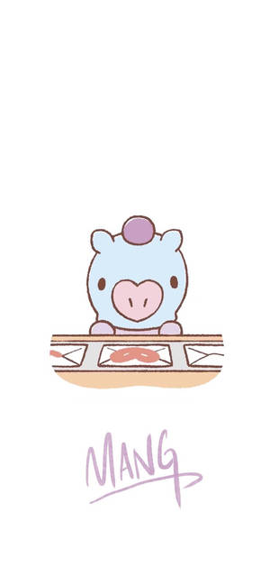 Mang Bt21 sanat eseri duvar kağıdı — iPhone 18 Pro Max Duvar Kağıdı