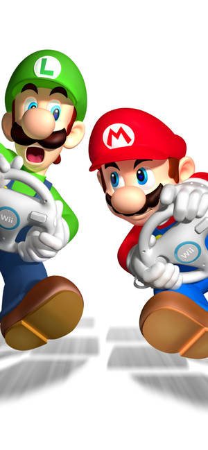 Mario ve Luigi — Galaksi A08 Duvar Kağıdı