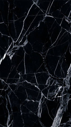 Marquina Siyah Beyaz Mermer iPhone — Siyah beyaz estetik Duvar Kağıdı