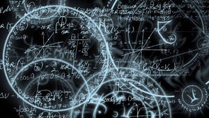 Matematik Formülleri ve Daireler Duvar Kağıdı