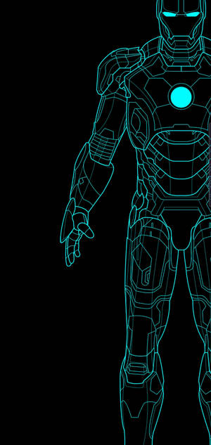 Mavi Ironman S10+ duvar kağıdı — Pil Tasarrufu Duvar Kağıdı