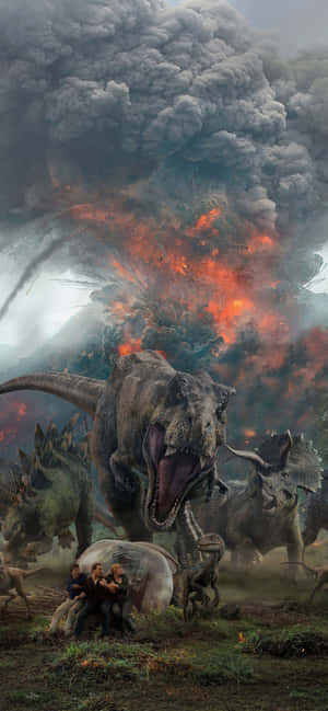 Mavi Jurassic World — Samsung S23 Duvar Kağıdı
