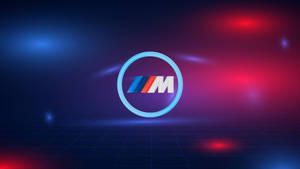 Mavi Kırmızı Işıklı BMW M Logosu — BMW Duvar Kağıdı