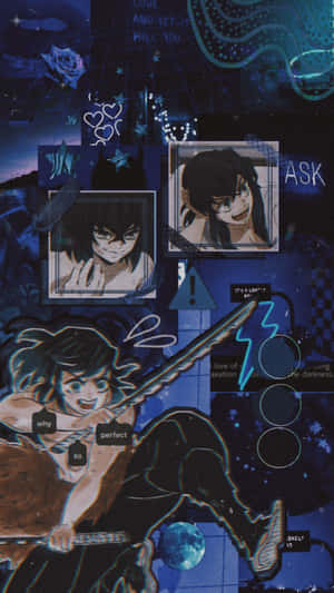 Inosuke Profil Fotoğrafı — Demon slayer telefon Duvar Kağıdı