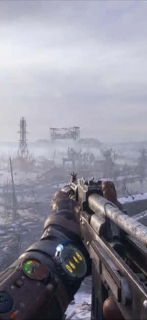 iPhone X Metro Exodus Arka Planı — RedMagic 11S Pro Duvar Kağıdı