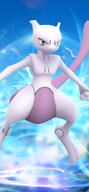 Mewtwo Oyun Telefonu duvar kağıdı. — iPhone 12 Duvar Kağıdı