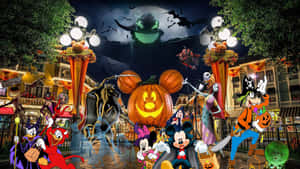 Mickey Mouse ve Arkadaşları Disneyland'da Cadılar Bayramı Kutluyor