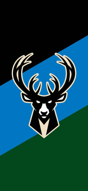 Milwaukee Bucks siyah logo duvar kağıdı — iPhone 15 Pro Duvar Kağıdı
