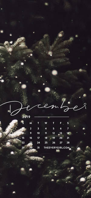 Minimalist Aralık Noel iPhone duvar kağıdı