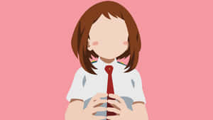Uraraka Estetiği — Minimalist anime Duvar Kağıdı