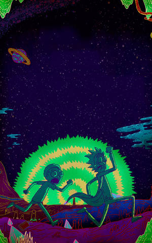 Mobil Rick and Morty — Galaxy Tab S9 Duvar Kağıdı