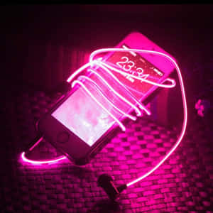 Neon Pembe Estetik resimler — Neon pembe estetik Duvar Kağıdı