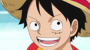 Monkey D. Luffy, kaderinin Korsan Kralı olduğunu öğrenirken. — Luffy Duvar Kağıdı