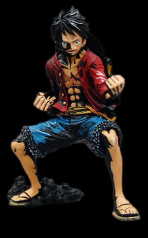 Monkey D Luffy Renkli Versiyon Heykeli - King Of Artist Luffy, HD Png İndir — Pastel iPhone Duvar Kağıdı