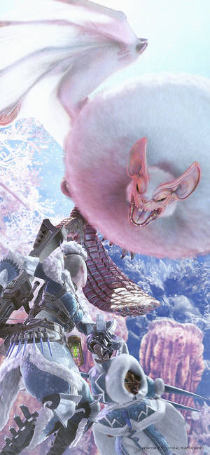 Paolumu Monster Hunter World mobil duvar kağıdı — iPhone 14 Pro Duvar Kağıdı