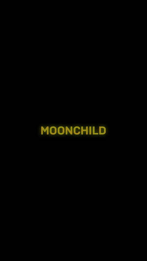 Moonchild BTS Siyah Estetik — Estetik bts Duvar Kağıdı