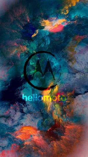 Motorola Renkli Bulut Sanatı — Motorola Duvar Kağıdı