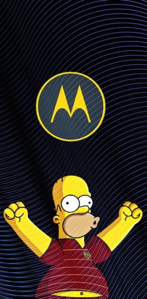 Motorola ve Simpson — Motorola Duvar Kağıdı