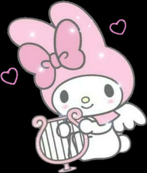 My Melody, Melek ve PNG Görseli - Estetik Hello Kitty PNG, Şeffaf PNG