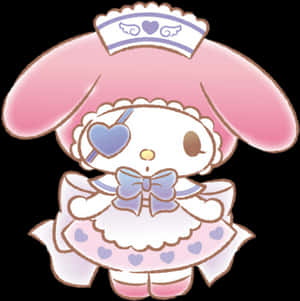 #mymelody #sevimli #renkli #renkpatlaması #elboyaması - My Melody Cadılar Bayramı Çıkartmaları, HD Png İndir