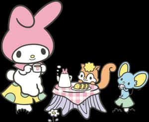 Sanrio Karakterleri My Melody Risu Düz Görsel008 - My Melody Karakterleri