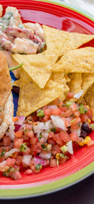Nachos Yemek iPhone — iPhone 16 Pro Duvar Kağıdı