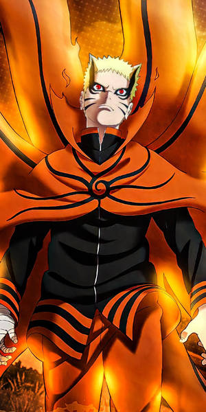 Naruto Baryon Modu Ciddi İfade — Havalı naruto GIF Duvar Kağıdı