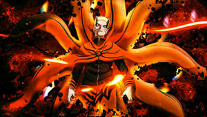 Naruto Baryon Modu Gökkuşağı Işıkları — Naruto baryon modu Duvar Kağıdı